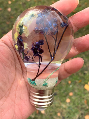 Floral Bulb with Clear Base