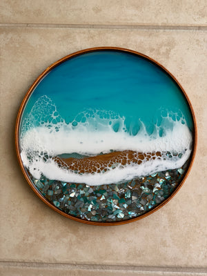 Seashells Tray - Beach Waves