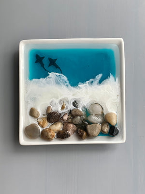 Ocean Art Ring Dish - Rocks
