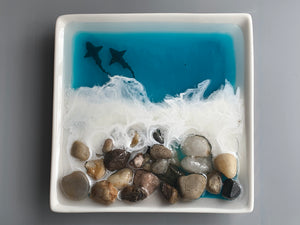 Ocean Art Ring Dish - Rocks