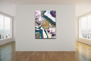 3D Resin Art - Whirling Dervish - 36x40in